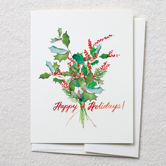 Postcard Thanksgiving Day Festival Christmas Small Cards Cartoon