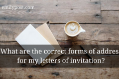 Invitations & Correspondence