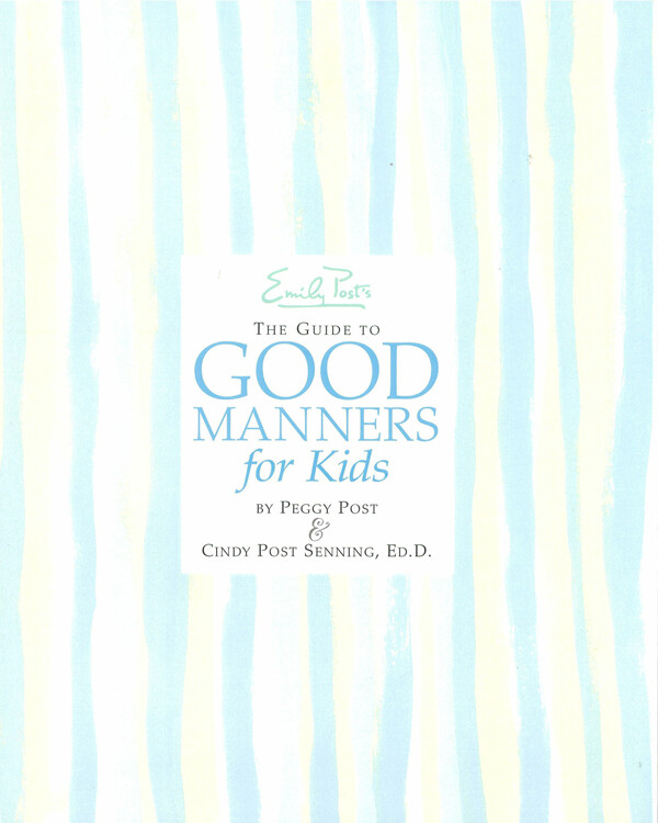 The Guide to Good Manners for Kids