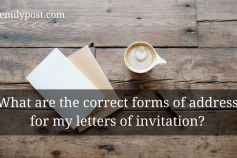 The Etiquette of Writing and Addressing Wedding Invitations — Celebrations  by Shari