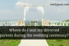 Wedding Ceremony Seating Arrangements — Emily Post