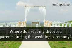 Wedding Ceremony Seating Arrangements Emily Post