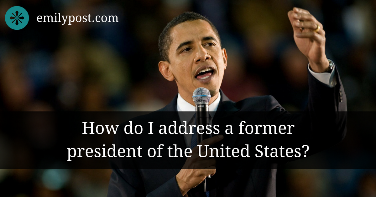Former President Barack Obama giving a speech with text overlay asking, 