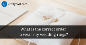 Rings widows etiquette wedding and Is There