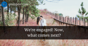 graphic: We're engaged! Now, what comes next?
